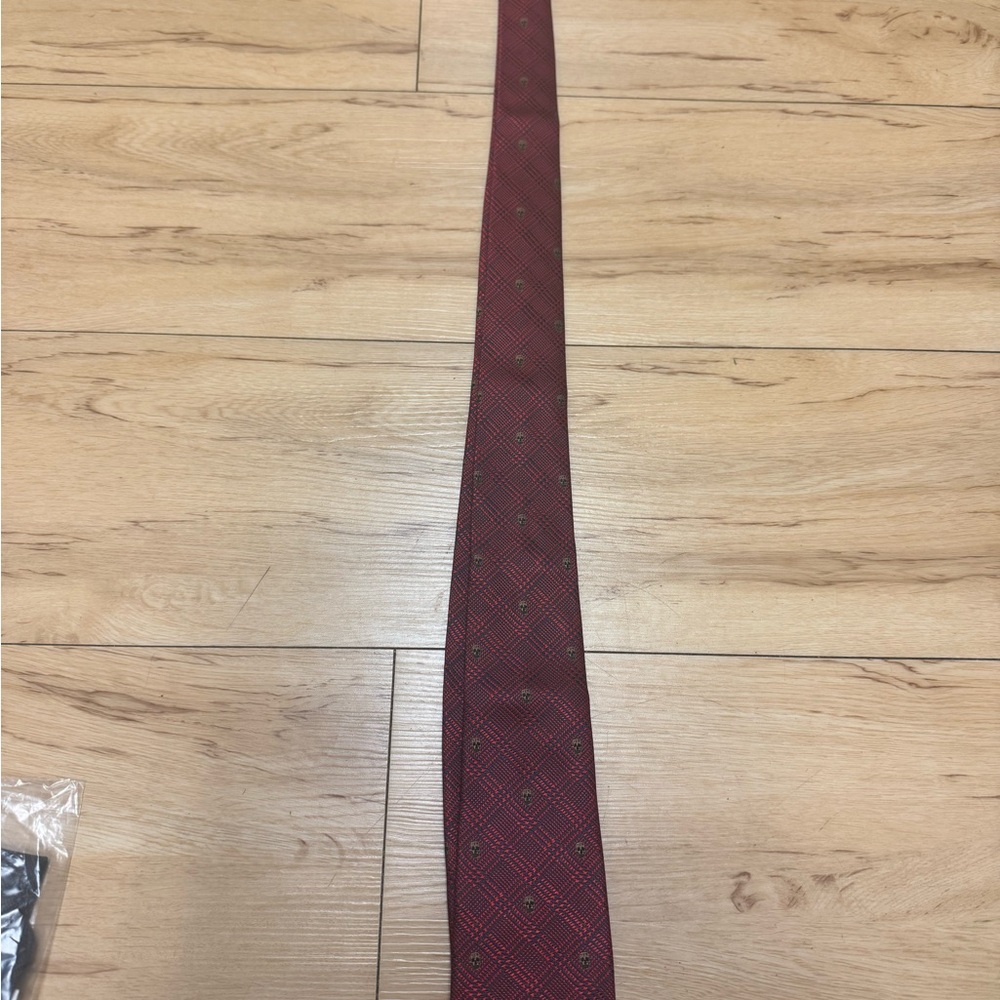 Alexander McQueen Red Tie Accessories